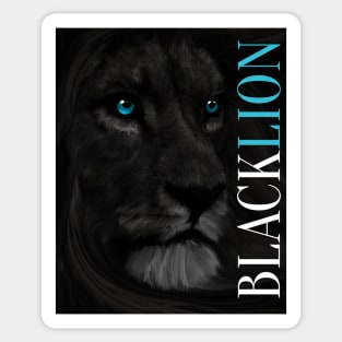 BLACK LION Fine Art Sticker